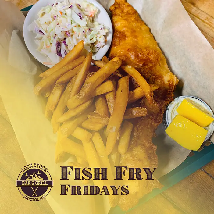 Promo graphic for Fish Fry Fridays
