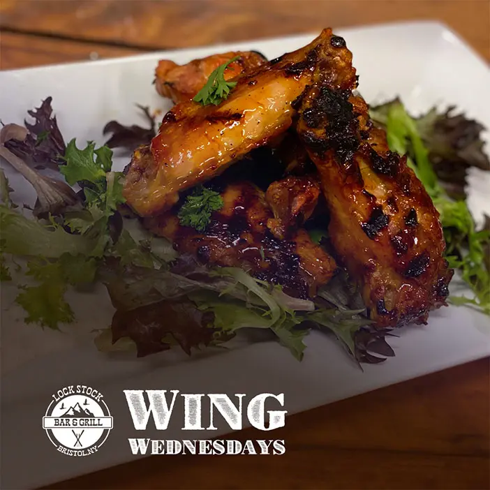 Promo graphic for Wing Wednesdays